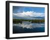 Reflection of Clouds on Water, Everglades National Park, Florida, USA-null-Framed Photographic Print