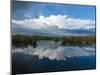 Reflection of Clouds on Water, Everglades National Park, Florida, USA-null-Mounted Photographic Print