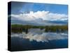 Reflection of Clouds on Water, Everglades National Park, Florida, USA-null-Stretched Canvas