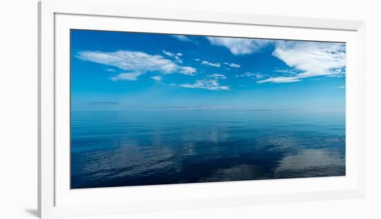 Reflection of Clouds on Water, Lake Superior, Minnesota, USA-null-Framed Photographic Print