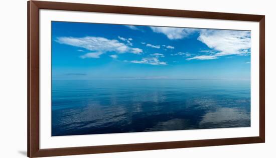 Reflection of Clouds on Water, Lake Superior, Minnesota, USA-null-Framed Photographic Print