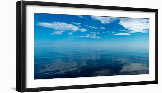 Reflection of Clouds on Water, Lake Superior, Minnesota, USA-null-Framed Photographic Print