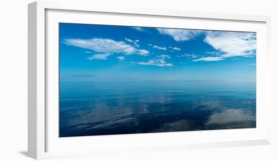 Reflection of Clouds on Water, Lake Superior, Minnesota, USA-null-Framed Photographic Print