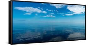 Reflection of Clouds on Water, Lake Superior, Minnesota, USA-null-Framed Stretched Canvas