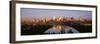 Reflection of Downtown Buildings in Water at Sunrise, North Saskatchewan River, Edmonton-null-Framed Photographic Print