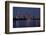 Reflection of illuminated skylines on water, Coral Sea, Surfer's Paradise, Gold Coast, Queenslan...-Panoramic Images-Framed Photographic Print