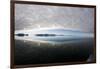 Reflection of Low Clouds in Calm Sea at Edgeoya Island-Paul Souders-Framed Photographic Print