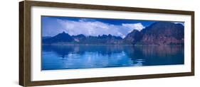 Reflection of Mountain on Water, Chiaw Lan Lake, Kao Sok National Park, Surat Thani Province-null-Framed Photographic Print