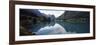 Reflection of Mountains in a Lake, Oldevatnet, Sogn Og Fjordane, Norway-null-Framed Photographic Print