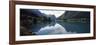 Reflection of Mountains in a Lake, Oldevatnet, Sogn Og Fjordane, Norway-null-Framed Photographic Print