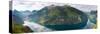 Reflection of Mountains in Fjord, Geirangerfjord, Sunnmore, Norway-null-Stretched Canvas