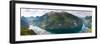 Reflection of Mountains in Fjord, Geirangerfjord, Sunnmore, Norway-null-Framed Photographic Print