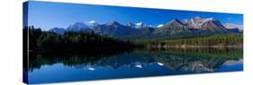 Reflection of Mountains in Herbert Lake, Banff National Park, Alberta, Canada-null-Stretched Canvas