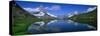 Reflection of Mountains in Water, Riffelsee, Matterhorn, Switzerland-null-Stretched Canvas