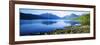 Reflection of Rocks in a Lake, Mcdonald Lake, Glacier National Park, Montana, USA-null-Framed Photographic Print