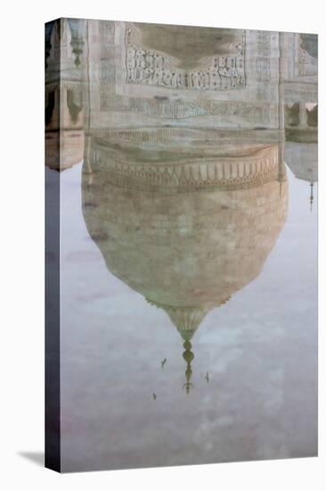 Reflection of the Dome of the Taj Mahal, Agra, Uttar Pradesh, India, Asia-Martin Child-Stretched Canvas