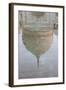 Reflection of the Dome of the Taj Mahal, Agra, Uttar Pradesh, India, Asia-Martin Child-Framed Photographic Print