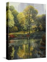 Reflection of the Park-John Zaccheo-Stretched Canvas
