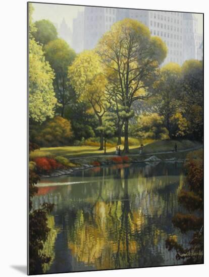 Reflection of the Park-John Zaccheo-Mounted Giclee Print