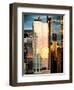 Reflection of the Sunset on the Windows of Buildings at Manhattan, Times Square, NYC, US, USA-Philippe Hugonnard-Framed Photographic Print