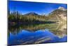 Reflection of the Teton Range, Bradley Lake, Grand Teton National Park, Wyoming, Usa-Eleanor Scriven-Mounted Photographic Print