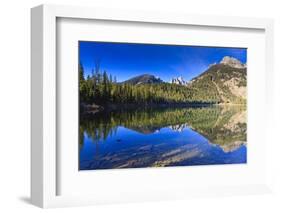 Reflection of the Teton Range, Bradley Lake, Grand Teton National Park, Wyoming, Usa-Eleanor Scriven-Framed Photographic Print