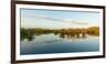 Reflection of Trees in a Lake, Anhinga Trail, Everglades National Park, Florida, USA-null-Framed Photographic Print