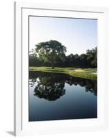 Reflection of Trees in a Lake, Kiawah Island Golf Resort, Kiawah Island, Charleston County-null-Framed Photographic Print