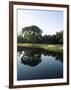 Reflection of Trees in a Lake, Kiawah Island Golf Resort, Kiawah Island, Charleston County-null-Framed Photographic Print