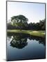 Reflection of Trees in a Lake, Kiawah Island Golf Resort, Kiawah Island, Charleston County-null-Mounted Premium Photographic Print