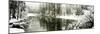 Reflection of trees in a river, Merced River, Yosemite Valley, Yosemite National Park, Mariposa...-Panoramic Images-Mounted Photographic Print