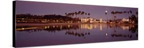 Reflection of Trees in Water, Santa Barbara, California, USA-null-Stretched Canvas