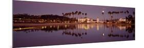 Reflection of Trees in Water, Santa Barbara, California, USA-null-Mounted Photographic Print