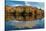 Reflection of trees on water, Adirondack Mountains State Park, New York State, USA-null-Stretched Canvas