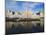 Reflection of Waterfront Town Houses, Ghent, Flanders, Belgium, Europe-Christian Kober-Mounted Photographic Print