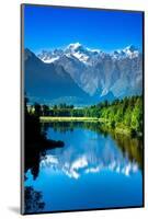 Reflection on Lake Matheson-mantaphoto-Mounted Photographic Print