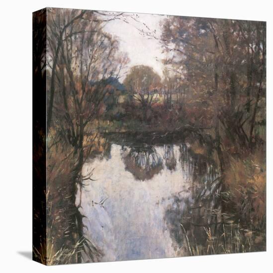 Reflection-Eugen Bracht-Stretched Canvas