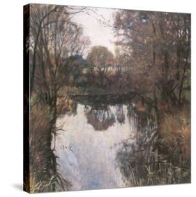 Reflection-Eugen Bracht-Stretched Canvas