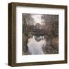 Reflection-Eugen Bracht-Framed Art Print