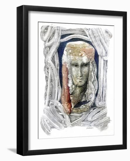 Reflection-Skarlett-Framed Giclee Print