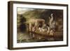 Reflections, 1873 (Ladies in a boat)-Thomas Brooks-Framed Giclee Print