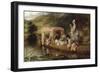 Reflections, 1873 (Ladies in a boat)-Thomas Brooks-Framed Giclee Print