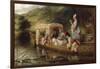 Reflections, 1873 (Ladies in a boat)-Thomas Brooks-Framed Giclee Print