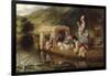 Reflections, 1873 (Ladies in a boat)-Thomas Brooks-Framed Giclee Print