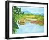 Reflections  2017  (oil on linen)-Colin Bootman-Framed Giclee Print