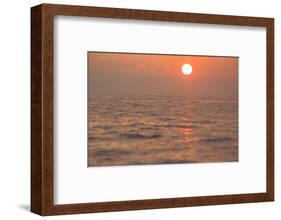 Reflections and ripples on ocean water, Hulopo'e Bay, Lanai, Hawaii.-Stuart Westmorland-Framed Photographic Print