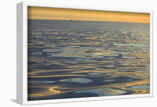 Reflections and ripples on ocean water, Hulopo'e Bay, Lanai, Hawaii.-Stuart Westmorland-Framed Photographic Print