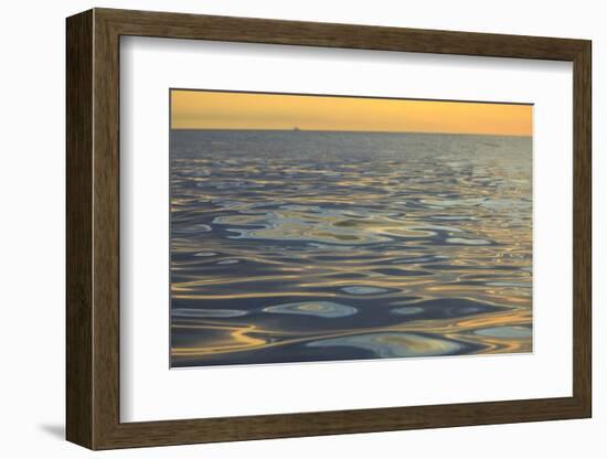 Reflections and ripples on ocean water, Hulopo'e Bay, Lanai, Hawaii.-Stuart Westmorland-Framed Photographic Print