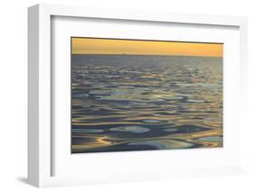 Reflections and ripples on ocean water, Hulopo'e Bay, Lanai, Hawaii.-Stuart Westmorland-Framed Photographic Print