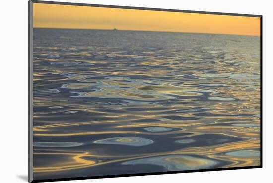 Reflections and ripples on ocean water, Hulopo'e Bay, Lanai, Hawaii.-Stuart Westmorland-Mounted Photographic Print